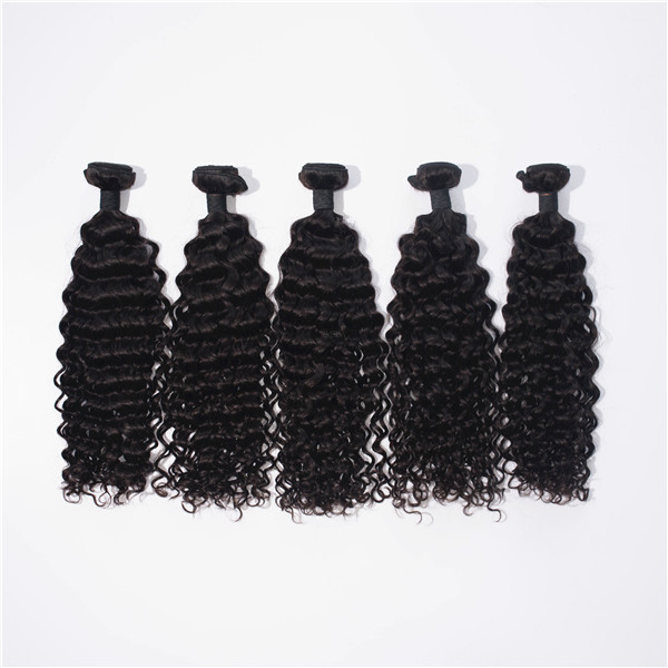 Brazilian human hair wet and wavy weave  LJ105